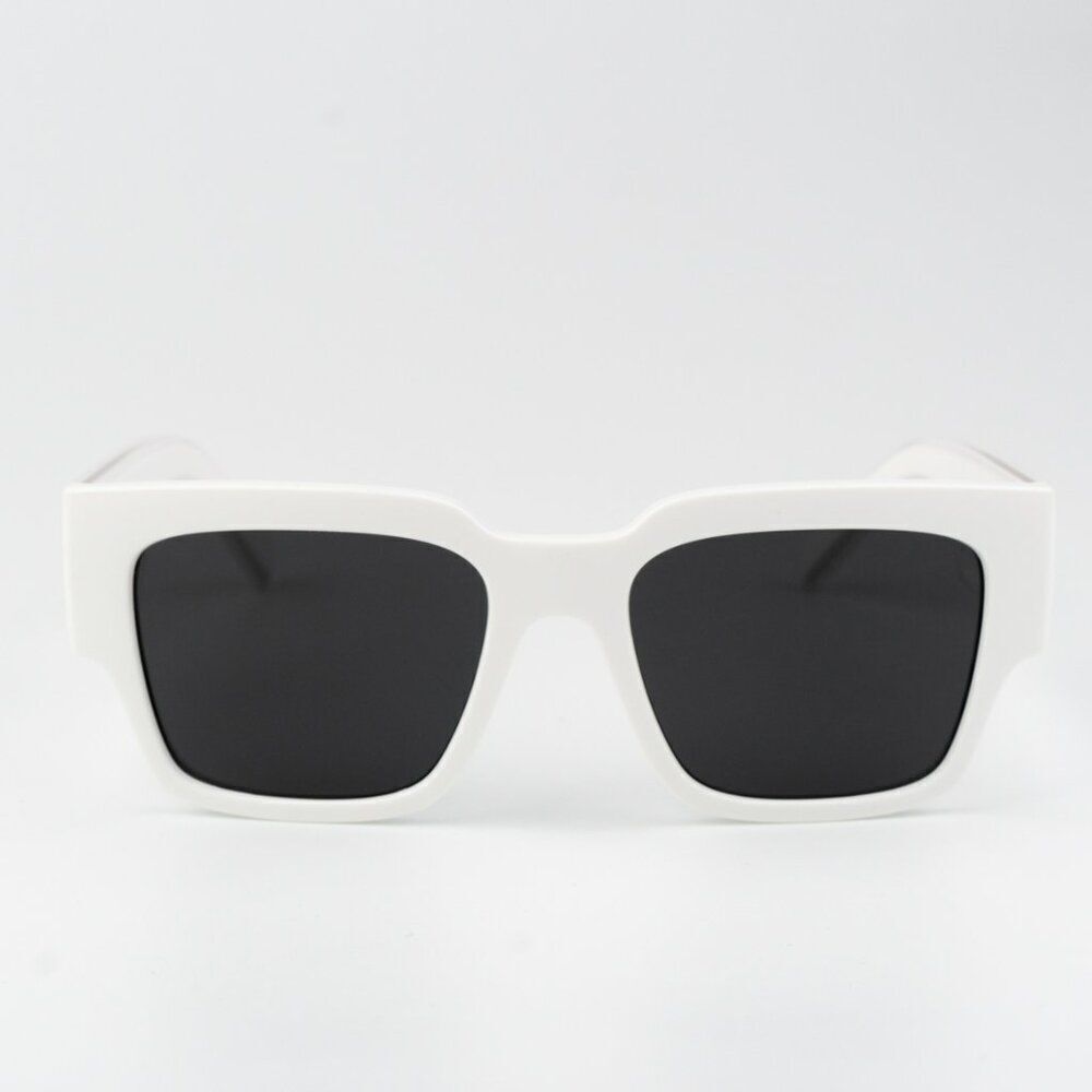 SALE! NEW D&G DG6184 331287 White Dark Grey Square Unisex Sunglasses - Picture 6 of 14